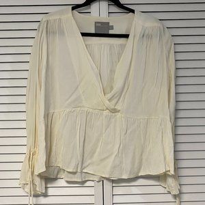 ASOS Design White Long Sleeve Blouse